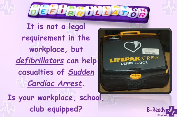 Defibrillators not a legal requirement for workplace in Australia