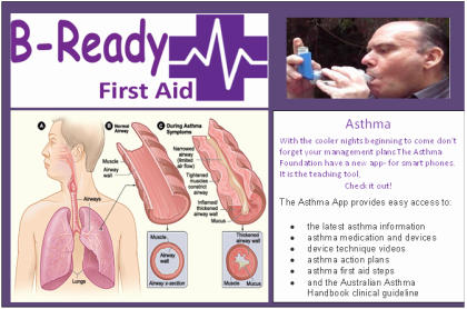First aid education about Asthma