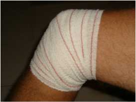B-Ready First Aid Knee bandage learn with us in Brisbane's West, East, South & North