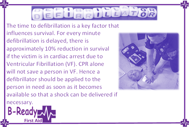 Defibrillators Key factor for survival combined with CPR!