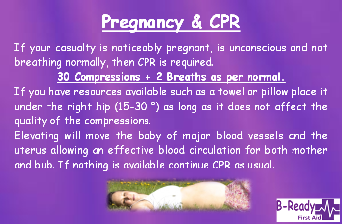 Pregnancy & CPR essential knowledge by B-Ready First Aid