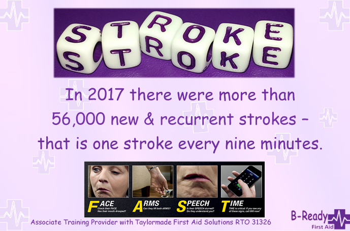 Stroke stats 2017 for Australia, Learn First Aid & what to do!