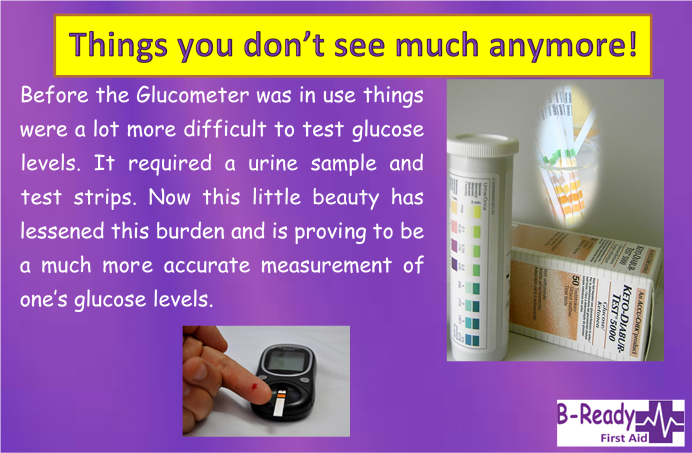 B-Ready First Aid before the glucometer for diabetes