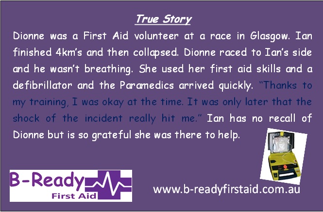 CPR & AED's true story by B-Ready First Aid